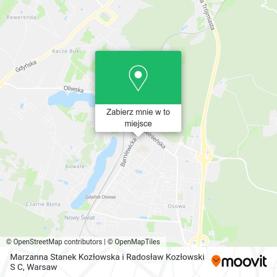 Mapa Marzanna Stanek Kozłowska i Radosław Kozłowski S C