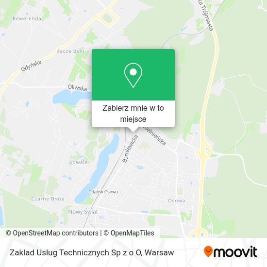 Mapa Zaklad Uslug Technicznych Sp z o O