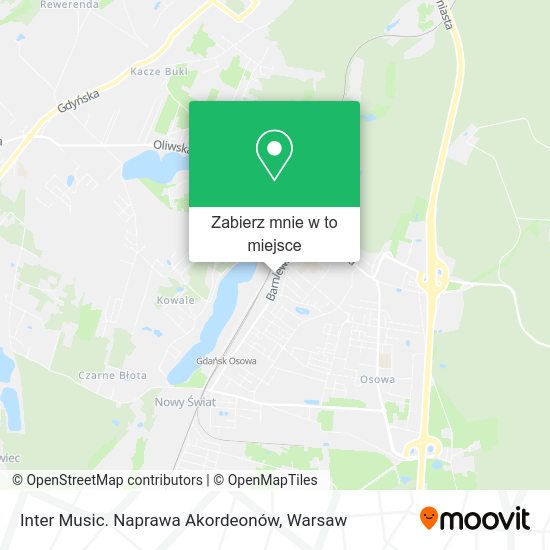 Mapa Inter Music. Naprawa Akordeonów