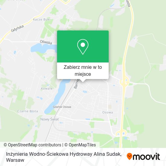 Mapa Inżynieria Wodno-Ściekowa Hydroway Alina Sudak