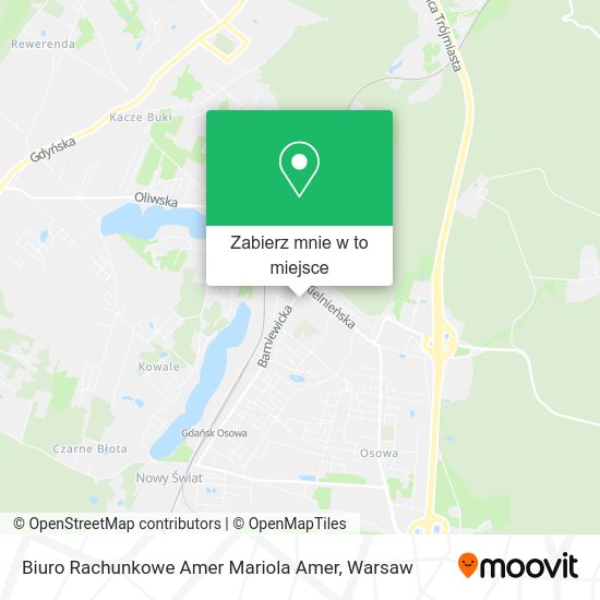 Mapa Biuro Rachunkowe Amer Mariola Amer