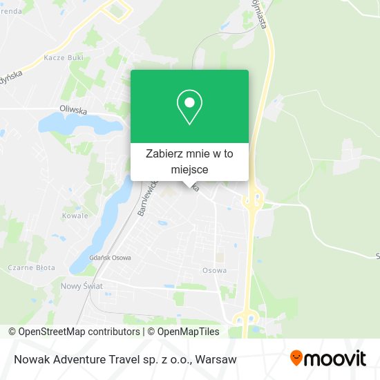 Mapa Nowak Adventure Travel sp. z o.o.