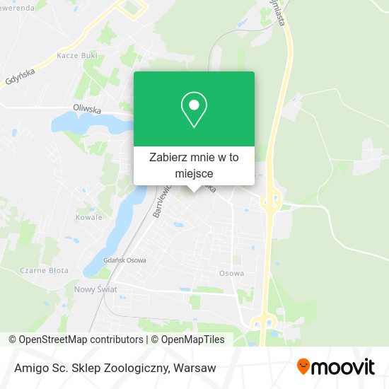 Mapa Amigo Sc. Sklep Zoologiczny