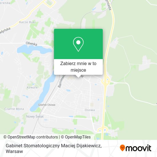 Mapa Gabinet Stomatologiczny Maciej Dijakiewicz