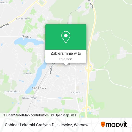 Mapa Gabinet Lekarski Grażyna Dijakiewicz