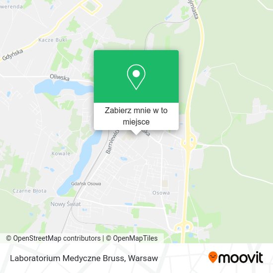 Mapa Laboratorium Medyczne Bruss