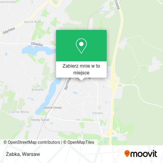 Mapa Żabka