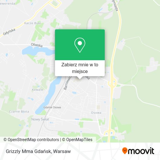 Mapa Grizzly Mma Gdańsk