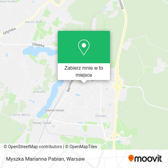 Mapa Myszka Marianna Pabian