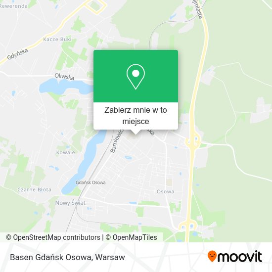 Mapa Basen Gdańsk Osowa