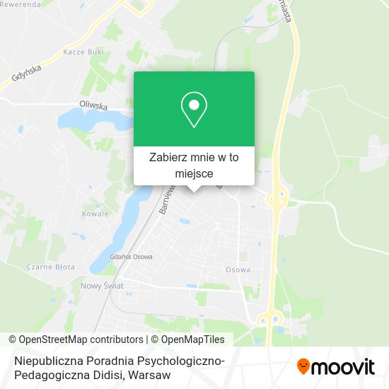 Mapa Niepubliczna Poradnia Psychologiczno-Pedagogiczna Didisi