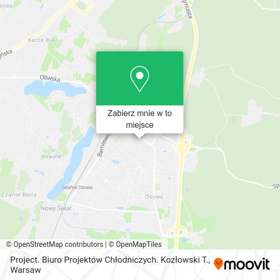 Mapa Project. Biuro Projektów Chłodniczych. Kozłowski T.