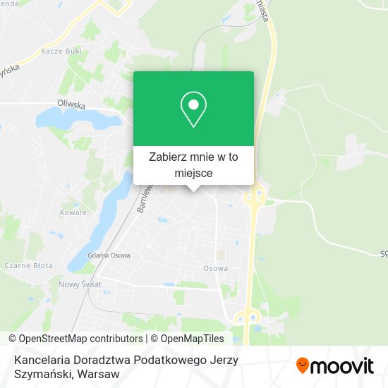 Mapa Kancelaria Doradztwa Podatkowego Jerzy Szymański