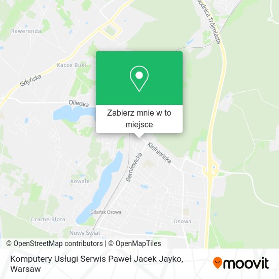 Mapa Komputery Usługi Serwis Paweł Jacek Jayko