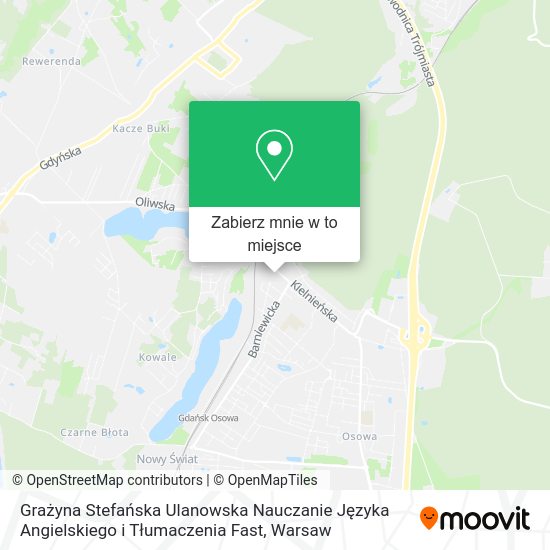 Mapa Grażyna Stefańska Ulanowska Nauczanie Języka Angielskiego i Tłumaczenia Fast