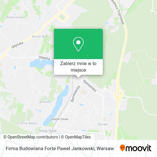 Mapa Firma Budowlana Forte Paweł Jankowski