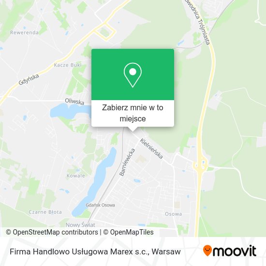 Mapa Firma Handlowo Usługowa Marex s.c.