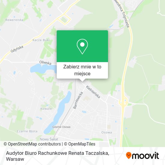 Mapa Audytor Biuro Rachunkowe Renata Taczalska