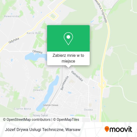 Mapa Józef Drywa Usługi Techniczne