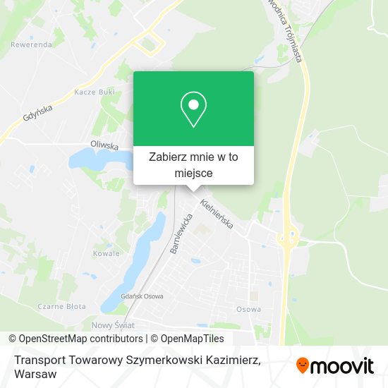 Mapa Transport Towarowy Szymerkowski Kazimierz