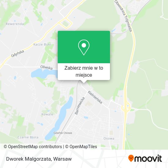 Mapa Dworek Malgorzata