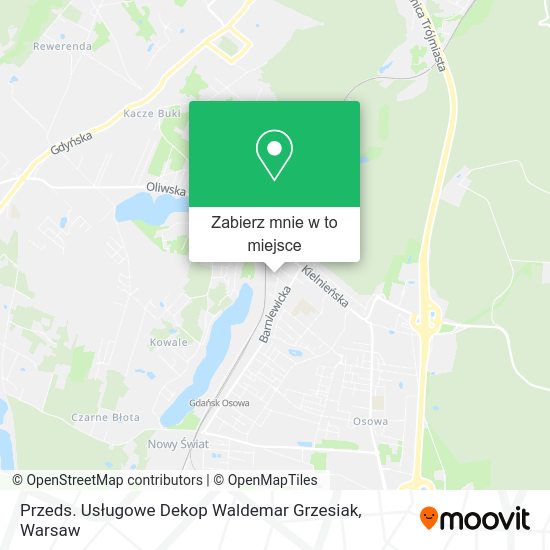 Mapa Przeds. Usługowe Dekop Waldemar Grzesiak