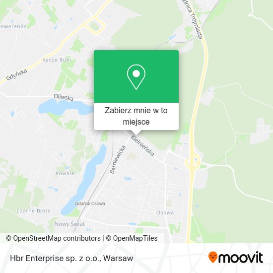 Mapa Hbr Enterprise sp. z o.o.