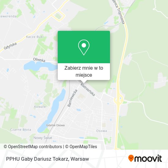 Mapa PPHU Gaby Dariusz Tokarz