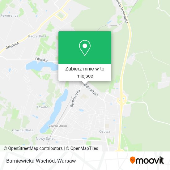 Mapa Barniewicka Wschód