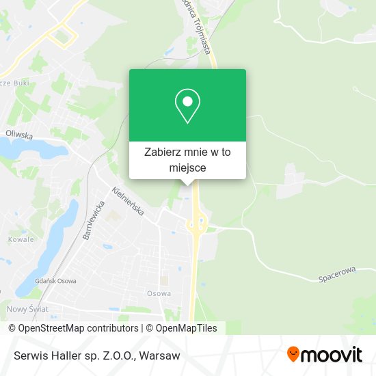 Mapa Serwis Haller sp. Z.O.O.