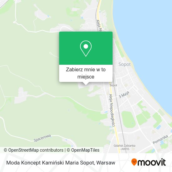 Mapa Moda Koncept Kamiński Maria Sopot