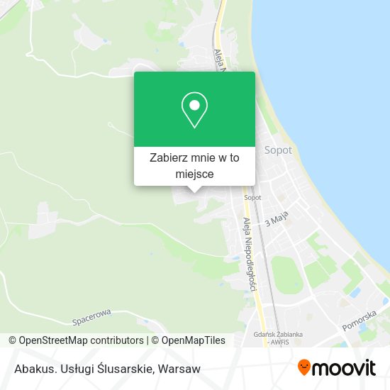 Mapa Abakus. Usługi Ślusarskie