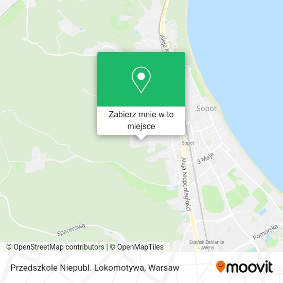 Mapa Przedszkole Niepubl. Lokomotywa