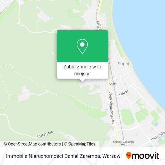 Mapa Immobila Nieruchomości Daniel Zaremba