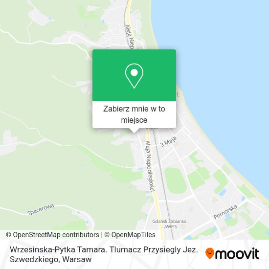 Mapa Wrzesinska-Pytka Tamara. Tlumacz Przysiegly Jez. Szwedzkiego