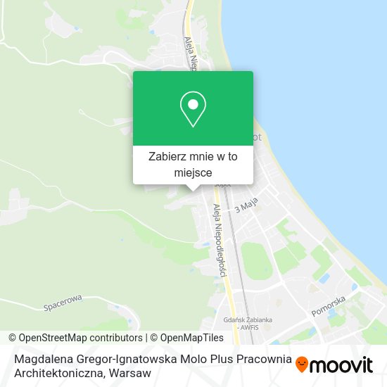 Mapa Magdalena Gregor-Ignatowska Molo Plus Pracownia Architektoniczna