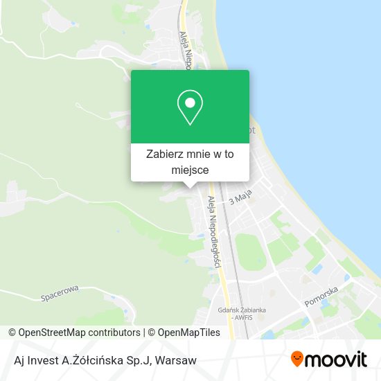 Mapa Aj Invest A.Żółcińska Sp.J