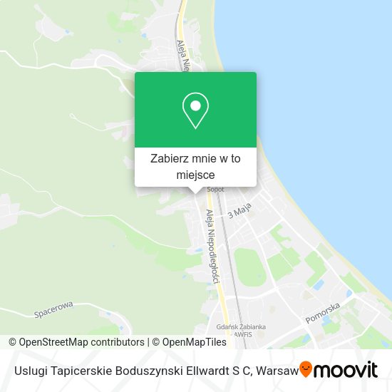 Mapa Uslugi Tapicerskie Boduszynski Ellwardt S C