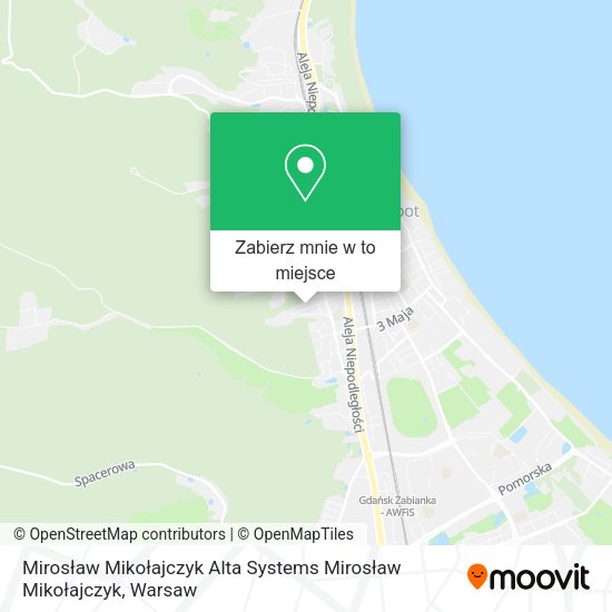 Mapa Mirosław Mikołajczyk Alta Systems Mirosław Mikołajczyk