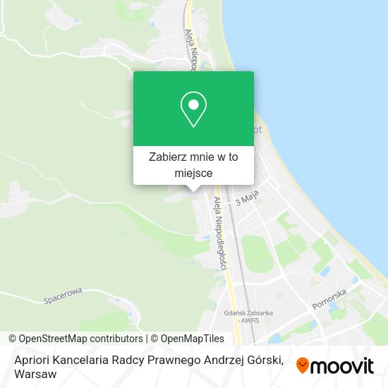 Mapa Apriori Kancelaria Radcy Prawnego Andrzej Górski