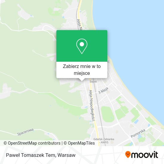 Mapa Paweł Tomaszek Tem