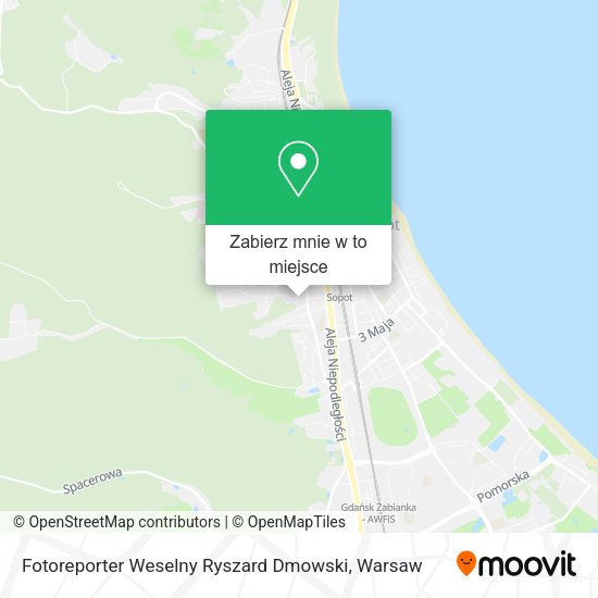 Mapa Fotoreporter Weselny Ryszard Dmowski