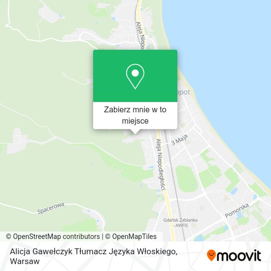 Mapa Alicja Gawełczyk Tłumacz Języka Włoskiego