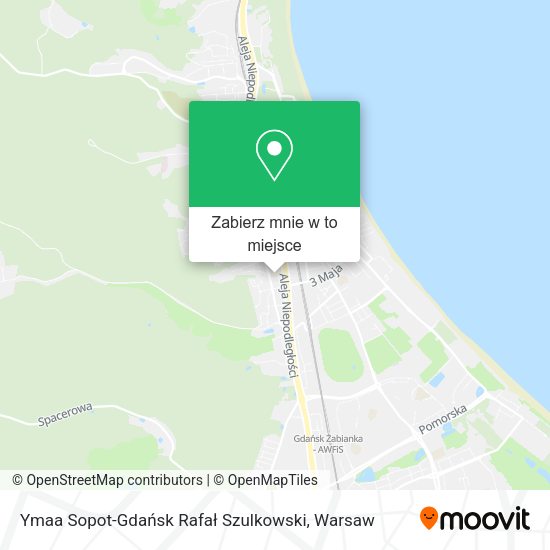 Mapa Ymaa Sopot-Gdańsk Rafał Szulkowski