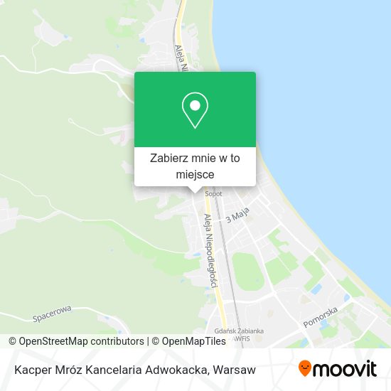 Mapa Kacper Mróz Kancelaria Adwokacka