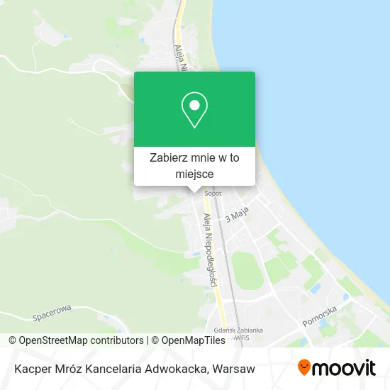Mapa Kacper Mróz Kancelaria Adwokacka