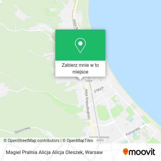 Mapa Magiel Pralnia Alicja Alicja Oleszek