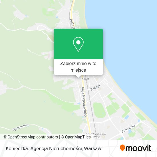 Mapa Konieczka. Agencja Nieruchomości