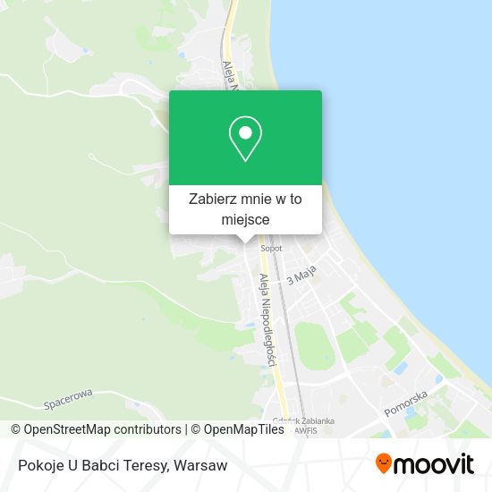 Mapa Pokoje U Babci Teresy