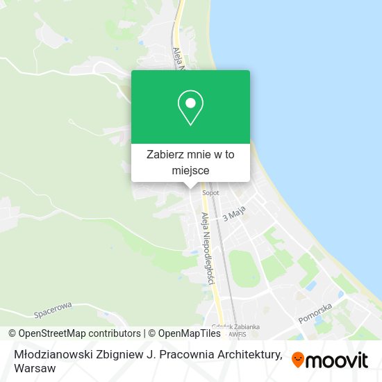 Mapa Młodzianowski Zbigniew J. Pracownia Architektury